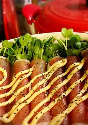 カイワレの生ハム巻き♪-レシピのメイン写真