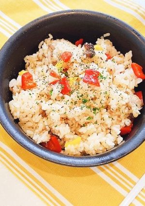 炊飯器にお任せきりピラフ-レシピのメイン写真