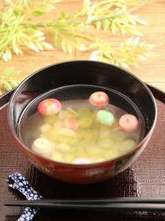ひな祭り!手毬麩のお吸い物-レシピのメイン写真