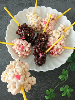 混ぜるだけで可愛い。ポン菓子チョコポップ-レシピのメイン写真
