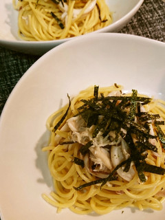 イカとしらすのガーリックパスタ-レシピのメイン写真