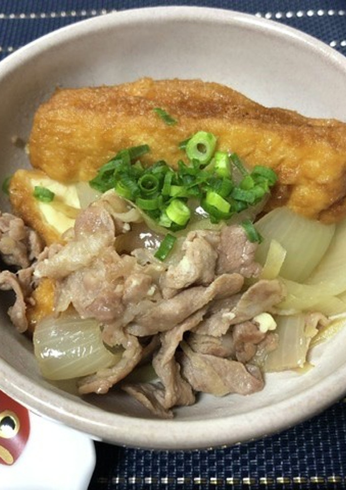 厚揚げと豚肉の炊いたん（揚げと豚肉の煮物-レシピのメイン写真