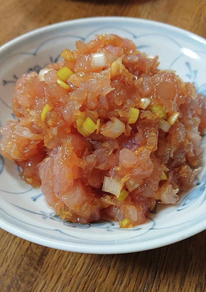 びんちょうまぐろたたき中華風-レシピのメイン写真
