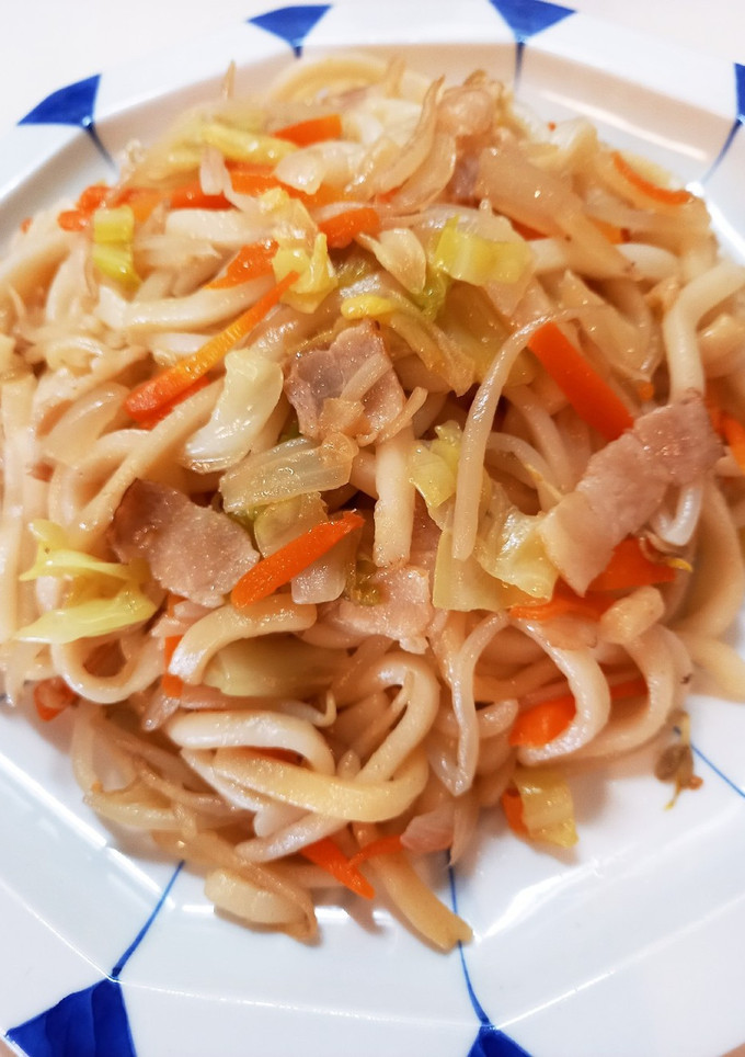 癒しの焼きうどん☆昆布だしが決め手♡-レシピのメイン写真