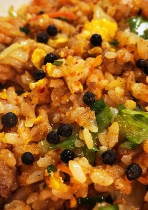 塩漬け胡椒が香る【キムチチャーハン】-レシピのメイン写真