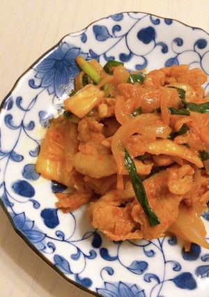 韓国風豚キムチ炒め-レシピのメイン写真