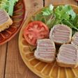 節約おかず*ハムとチーズのしましまフライ