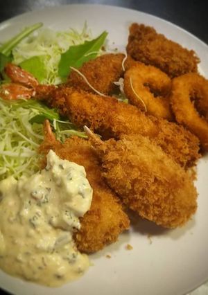 MIXフライと自家製タルタル(*≧∀≦*-レシピのメイン写真