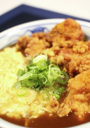 丸亀製麺の期間限定！　鶏天カレーうどん♪-レシピのメイン写真