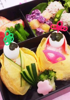 ひな祭り御膳（親王飾り）-レシピのメイン写真