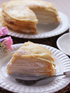 フライパンで作れるスイーツ♡ミルクレープ-レシピのメイン写真