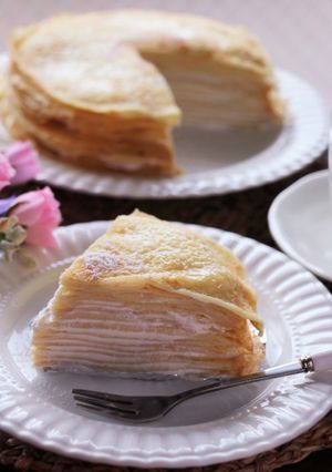 フライパンで作れるスイーツ♡ミルクレープ-レシピのメイン写真