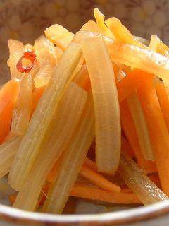 ふきとにんじんのキンピラ-レシピのメイン写真