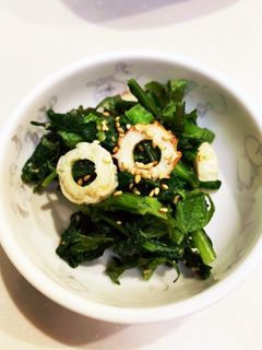 春菊・竹輪・青紫蘇の胡麻和え-レシピのメイン写真