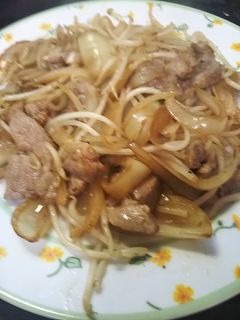 豚肉入りもやし炒め-レシピのメイン写真
