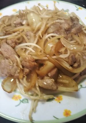 豚肉入りもやし炒め-レシピのメイン写真