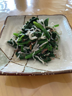 ほうれん草とじゃこのおひたし-レシピのメイン写真