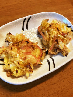 キャベツと紅生姜かき揚げ★衣を使い切れ!-レシピのメイン写真