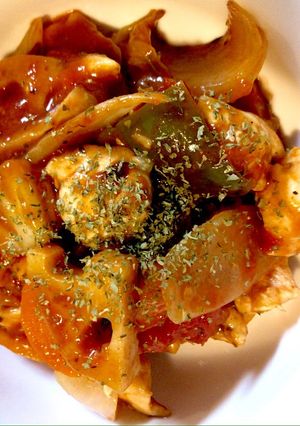 胸肉と野菜のかんたん酢トマト炒め-レシピのメイン写真