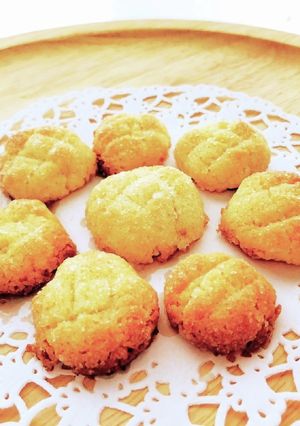 メロンパンのクッキー生地で作る☆クッキー-レシピのメイン写真