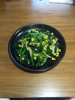 ほうれん草の炒めもの-レシピのメイン写真