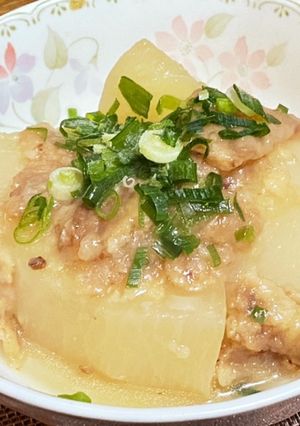 イカ姿フライで聖護院大根の煮物-レシピのメイン写真