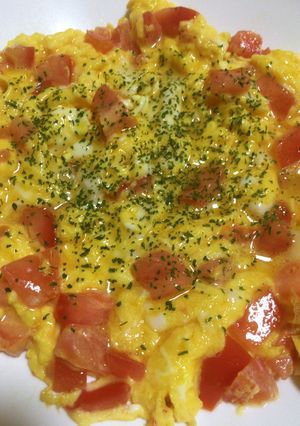 とろとろのトマたまでもう一品♪-レシピのメイン写真