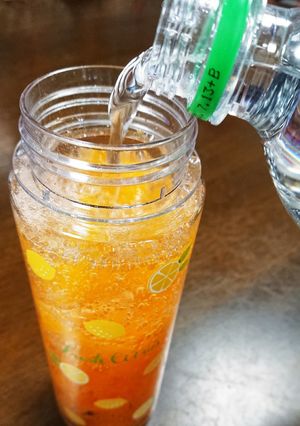 シュワっと弾ける☆みかん缶サイダー-レシピのメイン写真