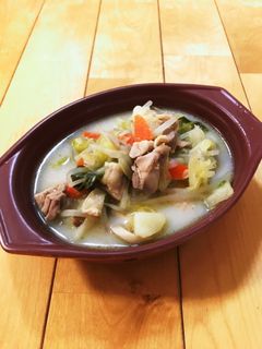 鶏ももちゃんぽん風スープ♪極ウマ♪-レシピのメイン写真