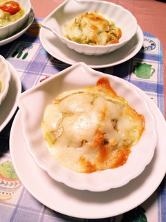 干しエビとアボカドのチーズ焼き-レシピのメイン写真