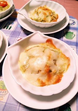 干しエビとアボカドのチーズ焼き-レシピのメイン写真