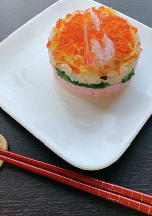 ひな祭り寿司ケーキ-レシピのメイン写真