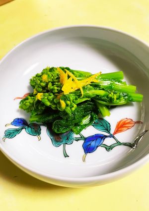 春の香り　菜の花の辛子和え-レシピのメイン写真