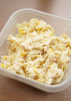 レンジで、ツナ＆コーン入りポテトサラダ-レシピのメイン写真