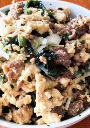 そぼろ豆腐丼(糖質オフ)-レシピのメイン写真