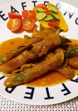 めんつゆで簡単！アスパラの肉巻き-レシピのメイン写真