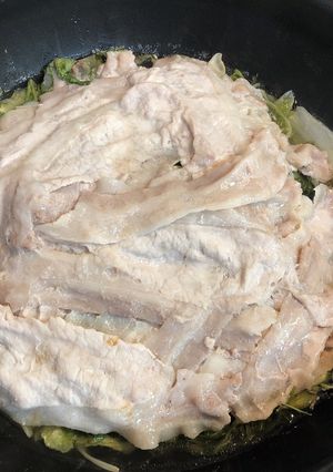 豚と野菜の蒸し焼き_ズボラ女ダイエット食-レシピのメイン写真