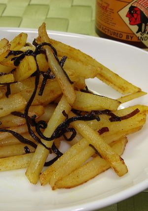 超～簡単★塩昆布とじゃが芋のカレー炒め-レシピのメイン写真