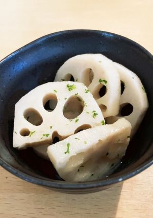 レンジで簡単！シャキシャキ洋風酢レンコン-レシピのメイン写真