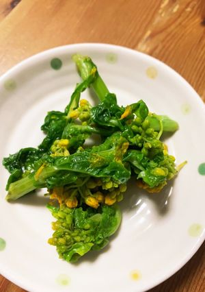 超簡単菜の花のおひたし-レシピのメイン写真