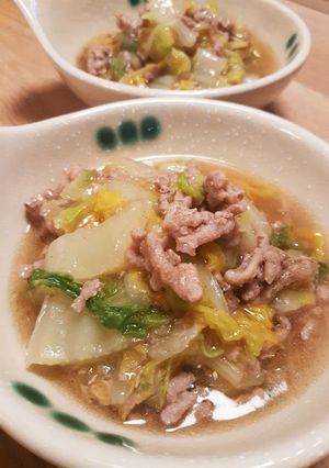あと一品♪白菜と豚肉のあんかけ-レシピのメイン写真