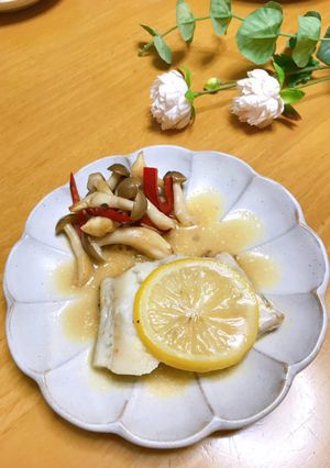 タラのレモン蒸しバターソース-レシピのメイン写真