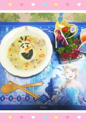 Oisixアナと雪の女王オラフ★シチュー-レシピのメイン写真