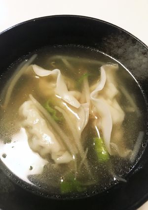 簡単♪早い♪美味しい♪スープ餃子♪-レシピのメイン写真