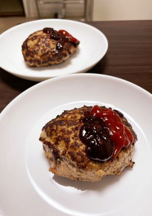 玉ねぎなしハンバーグ（ご質問と回答あり）-レシピのメイン写真