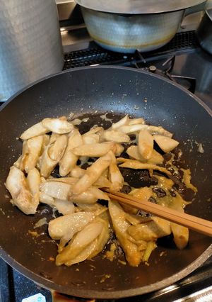 ウドのみそ炒め-レシピのメイン写真