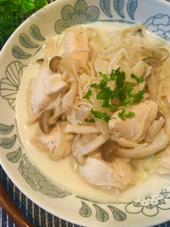 *鶏ときのこのクリーム煮*-レシピのメイン写真