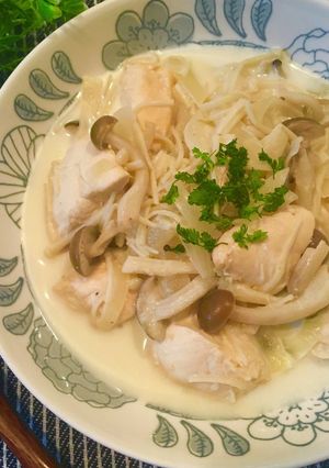 ＊鶏ときのこのクリーム煮＊-レシピのメイン写真