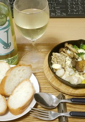 ☆男飯☆０３１　エビとホタテのアヒージョ-レシピのメイン写真