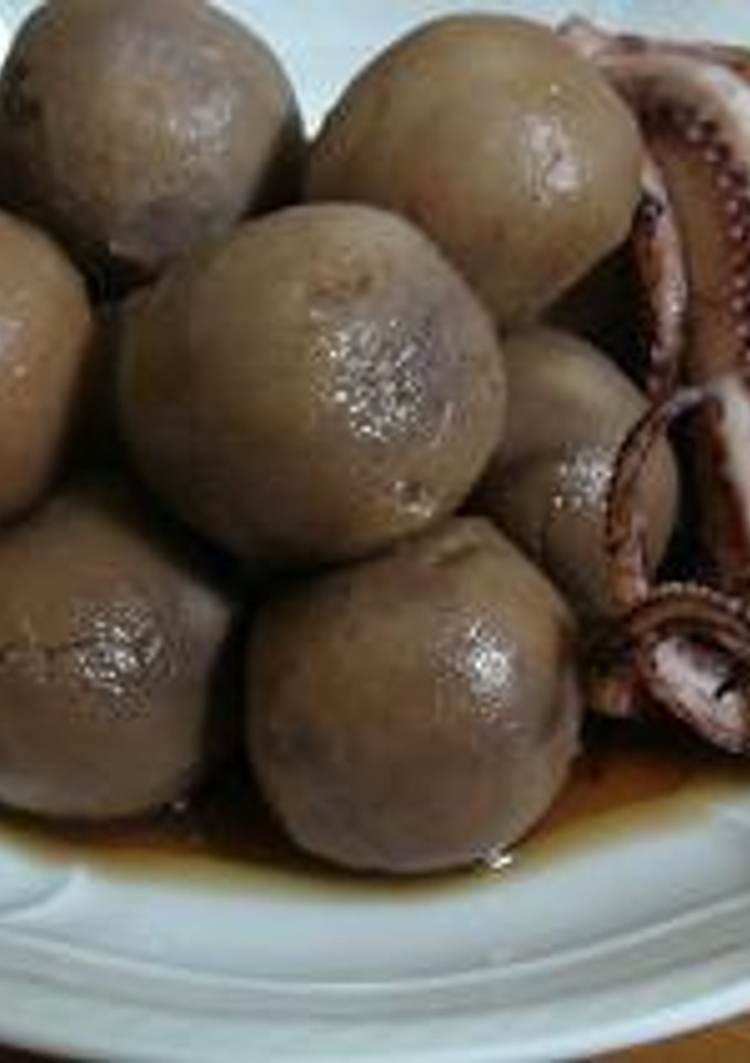 お手軽ほっくり☆イカとサトイモの煮物-レシピのメイン写真